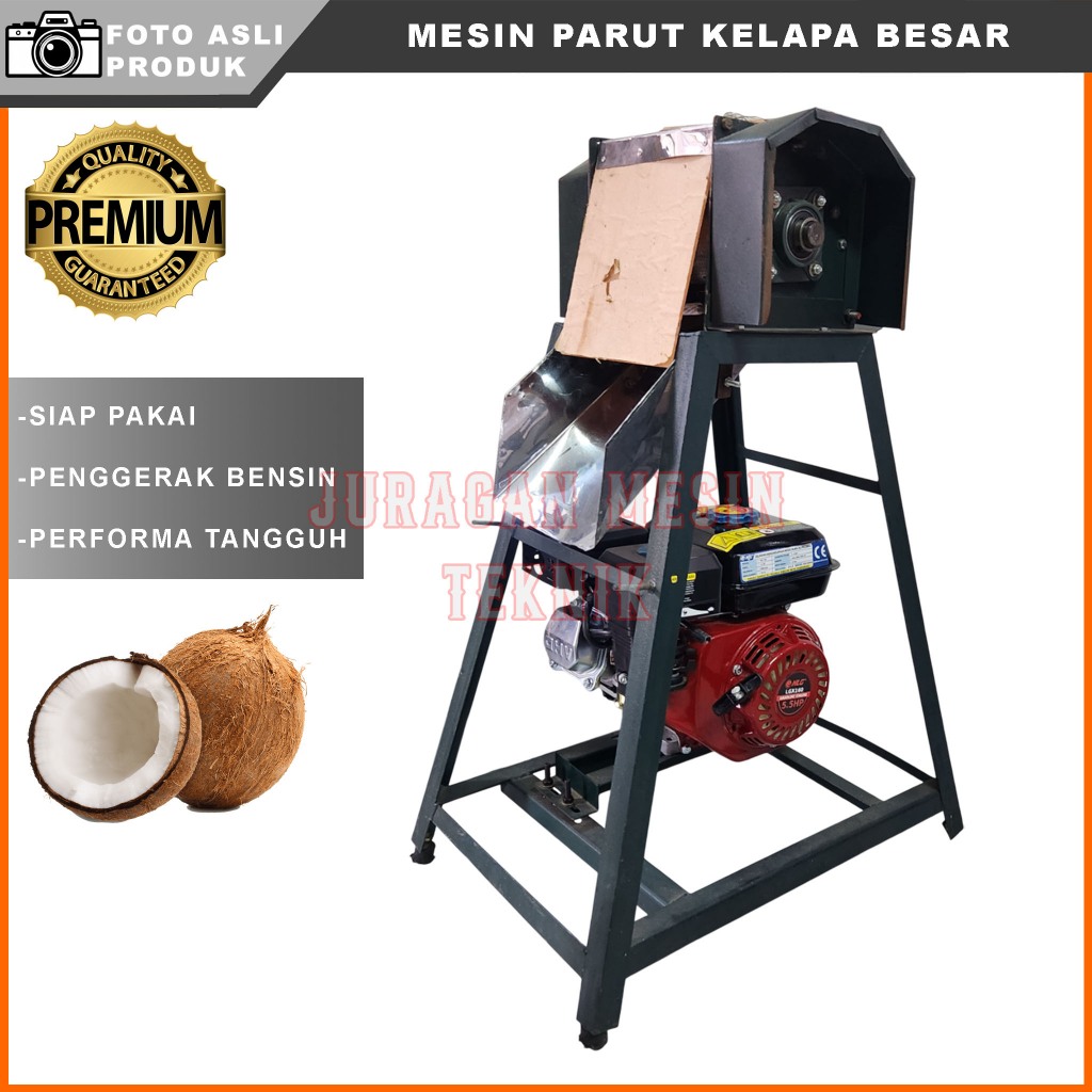 Mesin Parut Kelapa Besar Penggerak Bensin GX160