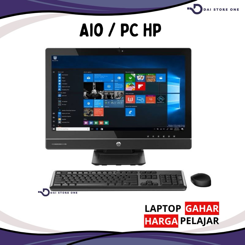AIO PC HP i5/ i7 4th 16gb/512gb Mulus Bergaransi