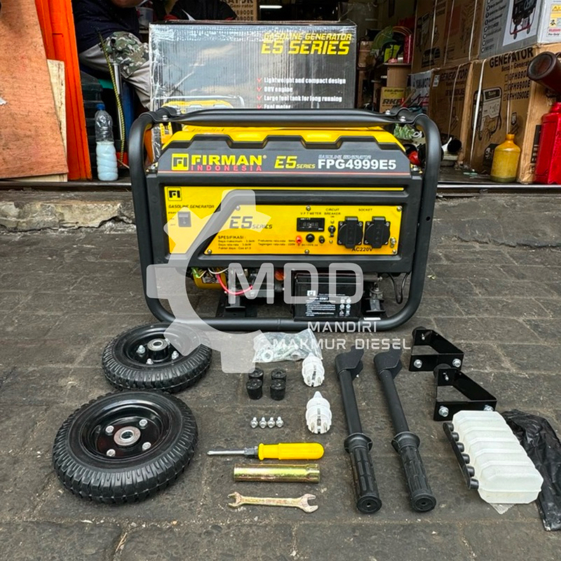 GENSET FIRMAN FPG4999E5 BAHAN BAKAR BENSIN OUTPUT 3000-3500 WATT 4999 E5