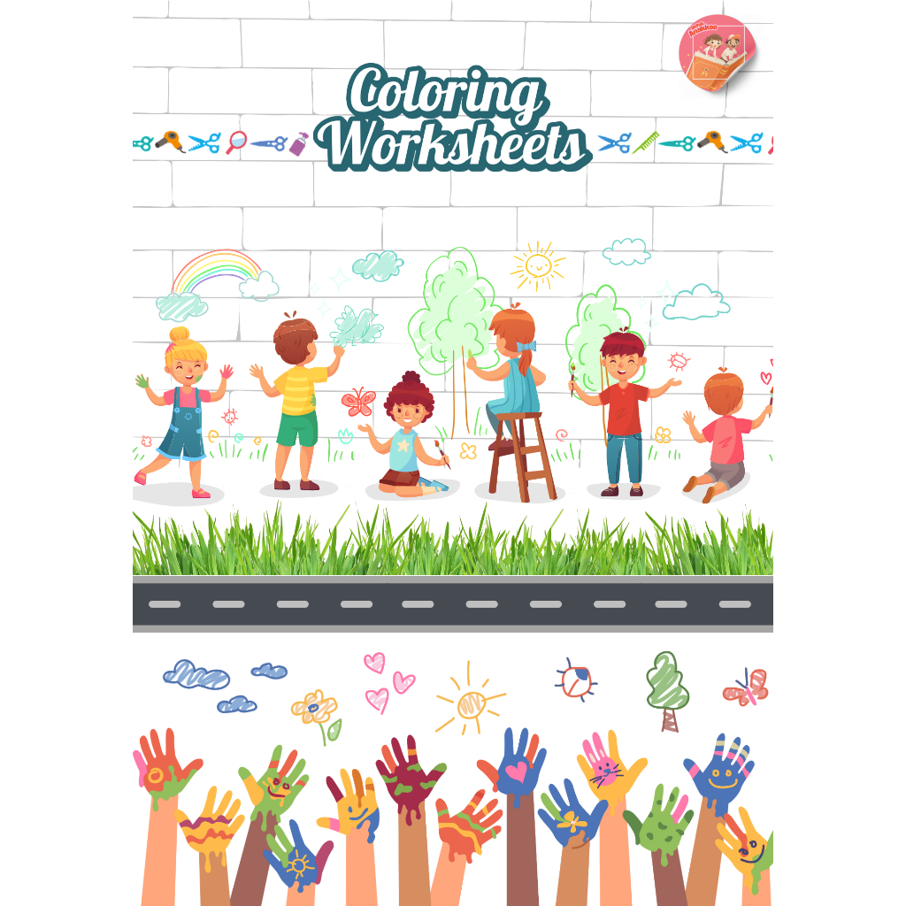 

Coloring Worksheet | Kertas Kerja Mewarnai Anak PDF