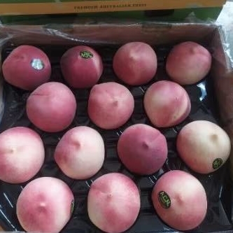 

Buah peach white import super quality 1 kg