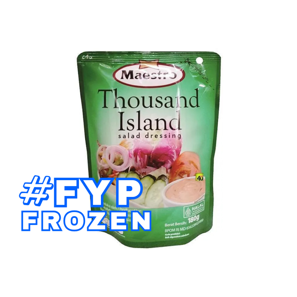 

MAESTRO THOUSAND ISLAND 180GR BUMBU SALAD PENGGANTI MAYO