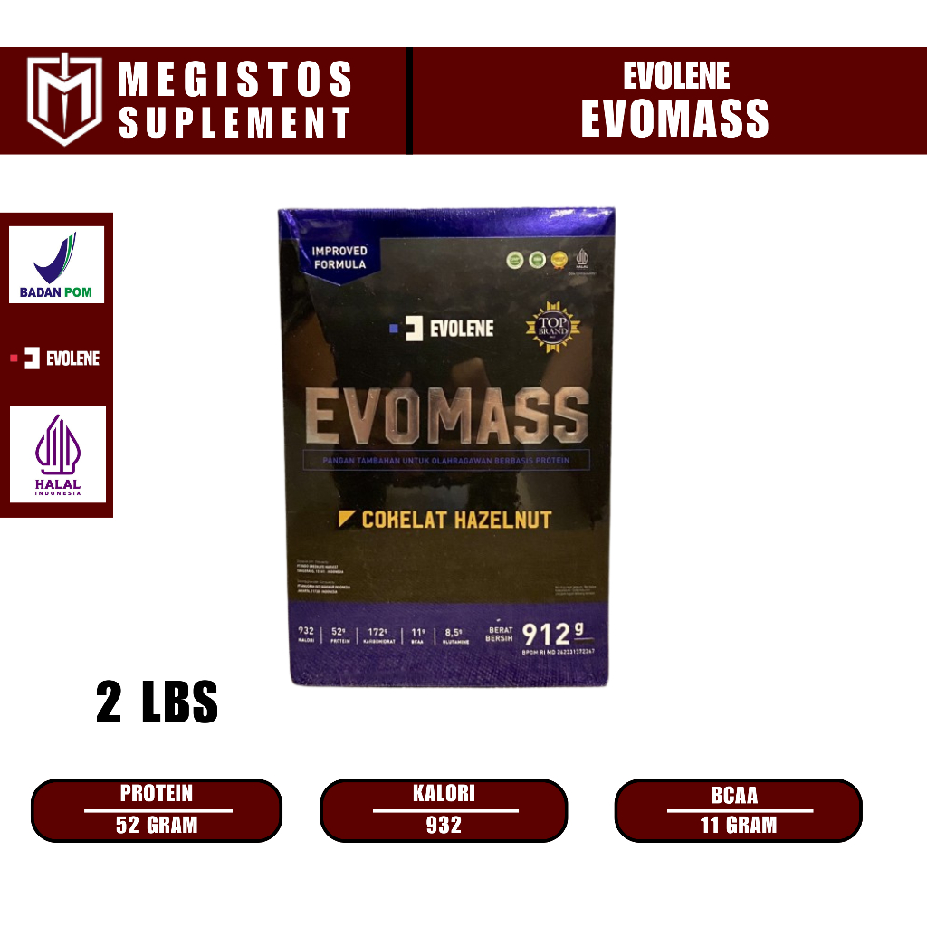 Evolene Evo Mass EvoMass 912gr 2lbs