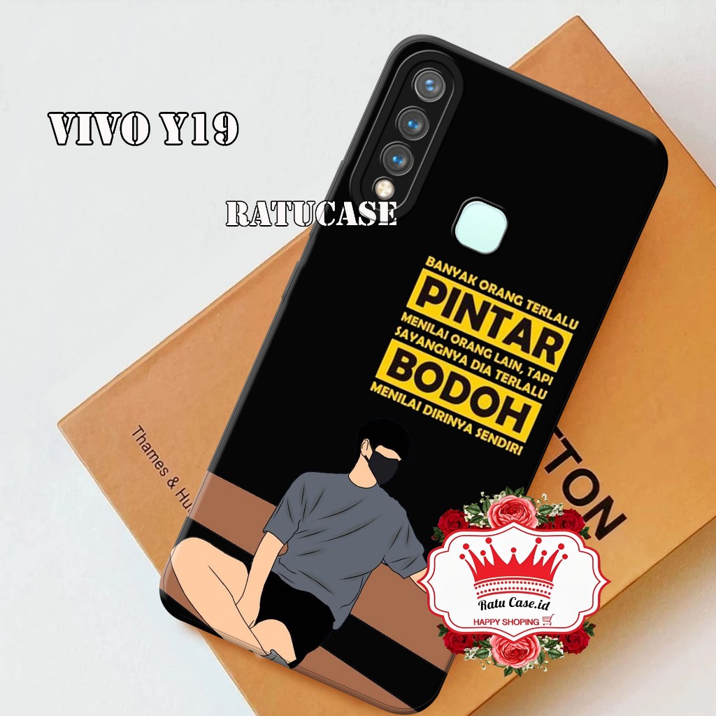Lilystore- Case Vivo Y19-Vivo Y15-Vivo Y17-Vivo Y12 - Y11- Y12I Karakter -Ratucase- Case Handphone-