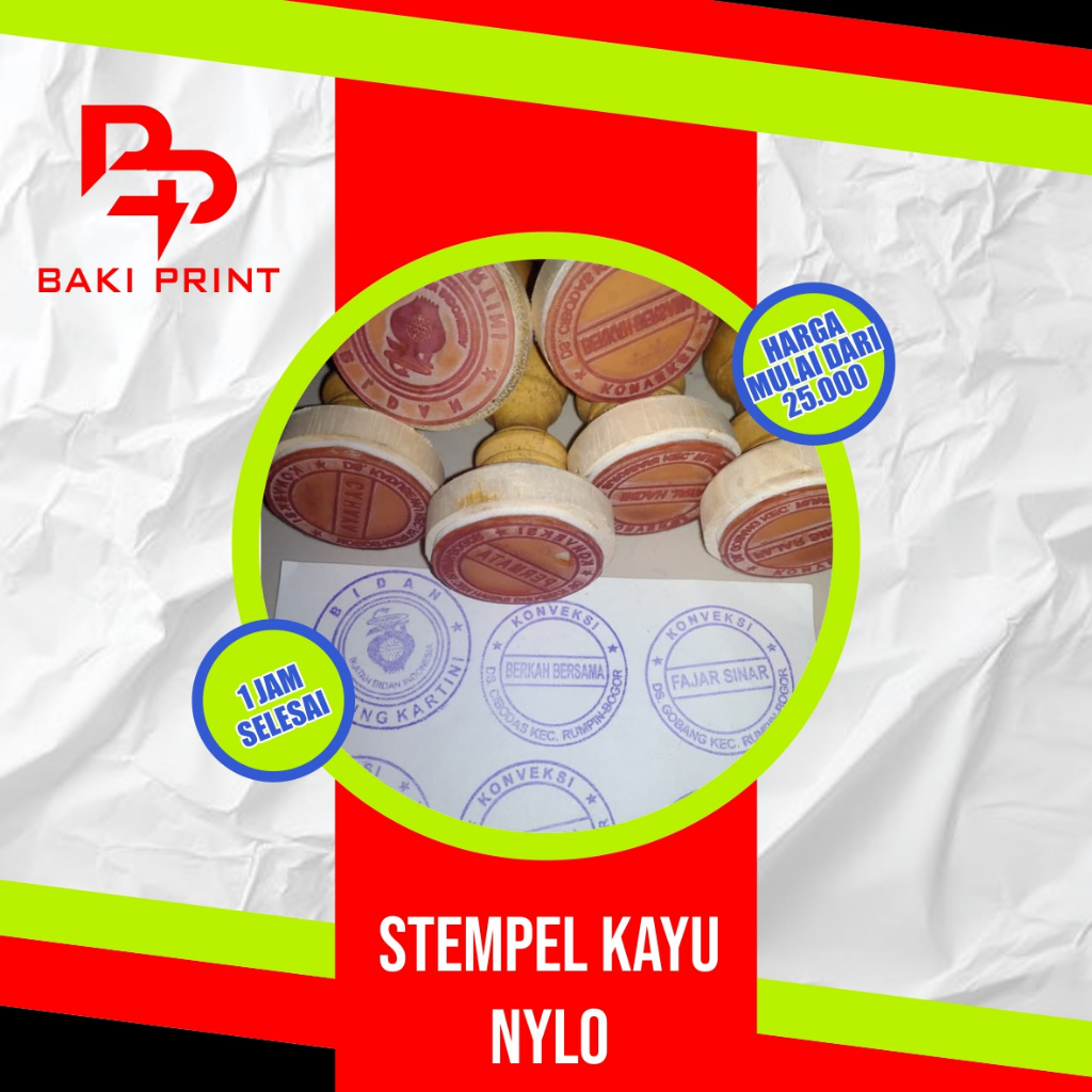 

STEMPEL KAYU/STEMPEL NYLO/ STEMPEL RUNAFLEX