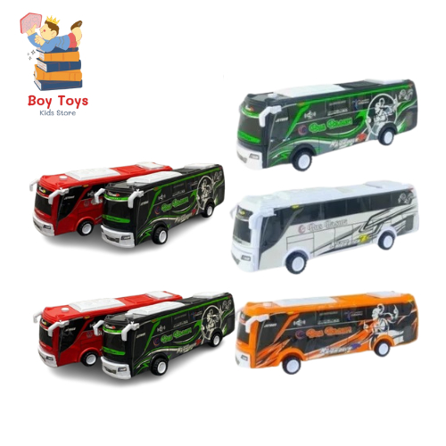 AINAN BUS BASURI TELOLET MINI LT60/MAINAN ANAK LAKI LAKI PEREMPUAN BUS ADA MUSIK DAN LAMPU