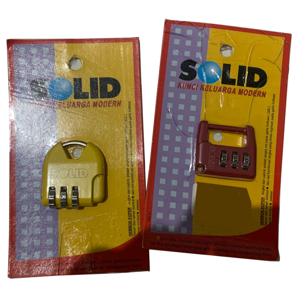 MYTOOLS Gembok Koper Solid / Gembok Kecil Solid / Kunci Koper Solid