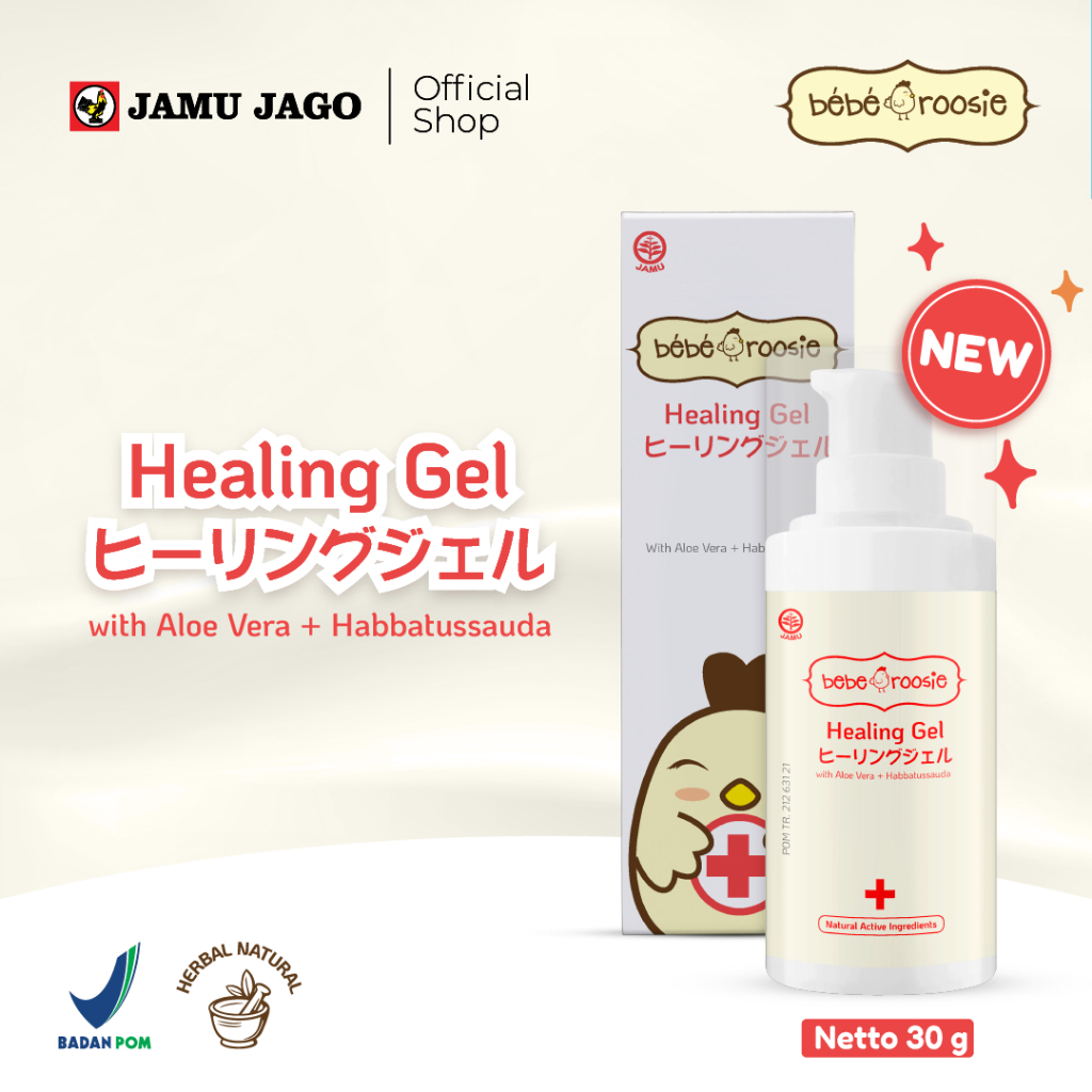 Bebe Roosie Healing Gel Membantu Meringankan Luka (Luka Gores dan Luka Bakar Ringan), Mengatasi Perm