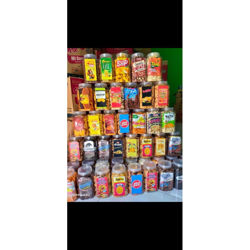 

aneka snack ori kemasan toples 2 liter