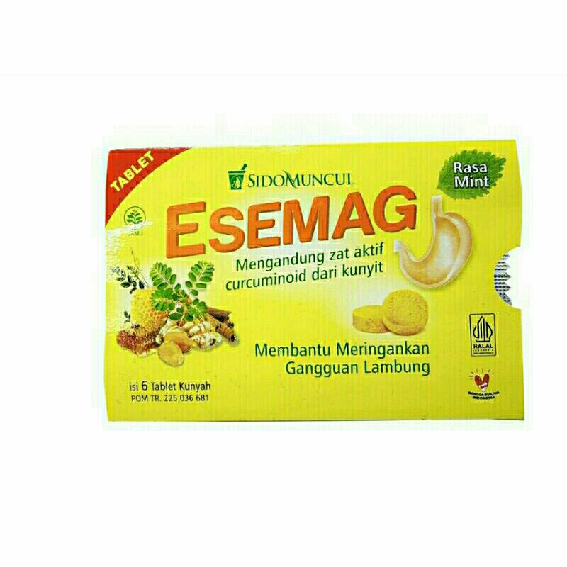 

ESEMAG TABLET SIDUNCUL,1 STRIP ISI 6 TABLET