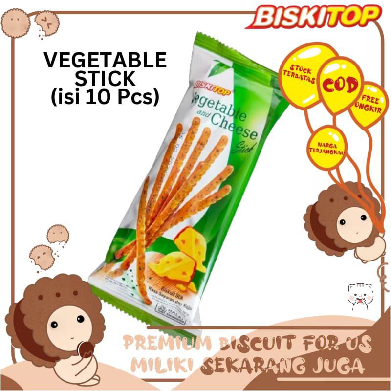 

BISKITOP VEGETABLE AND CHEESE STICK 50GR