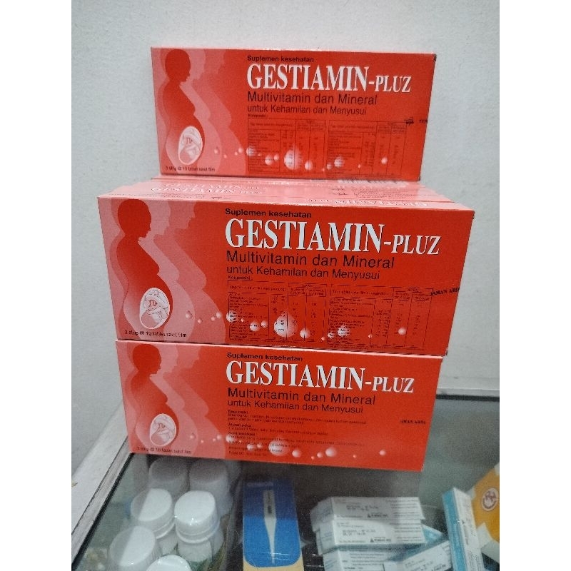 Gestiamin plus vitamin ibu hamil menyusui remaja promil lansia anemia