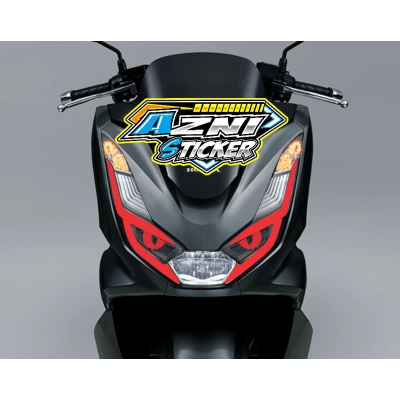 stiker lampu honda pcx 160 stiker mata elang pcx stiker mata pcx lampu pcx 160