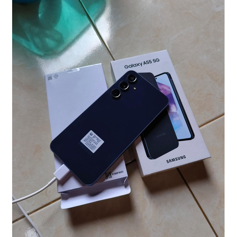 samsung a55 5G 12/256gb second bekas mulus fullset original