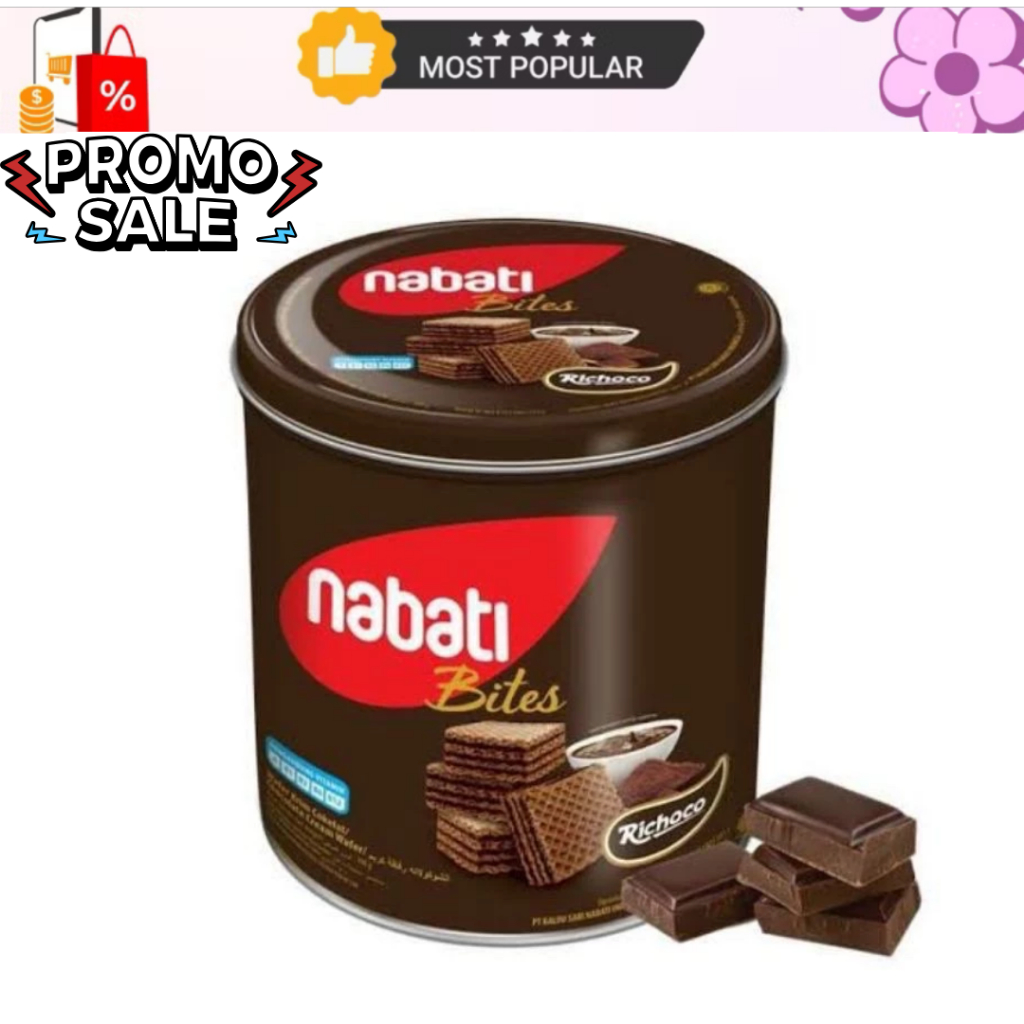 

Promo TERMURAH ! Nabati Kaleng Varian Coklat 240gr