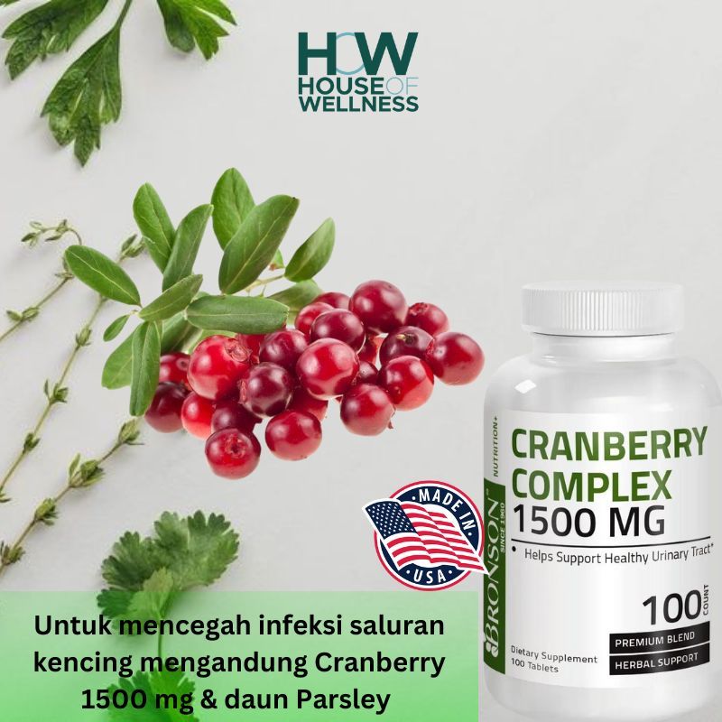 Supplement ginjal Bonson cranberry complex @100 tablet