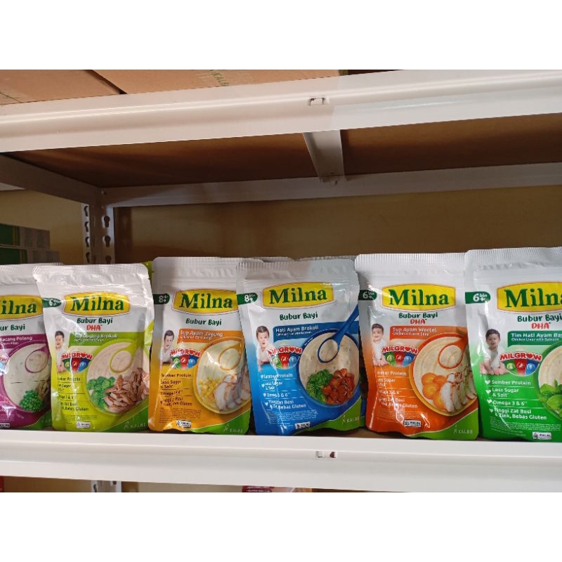 Milna Bubur MPASI 6+ dan 8+ bulan