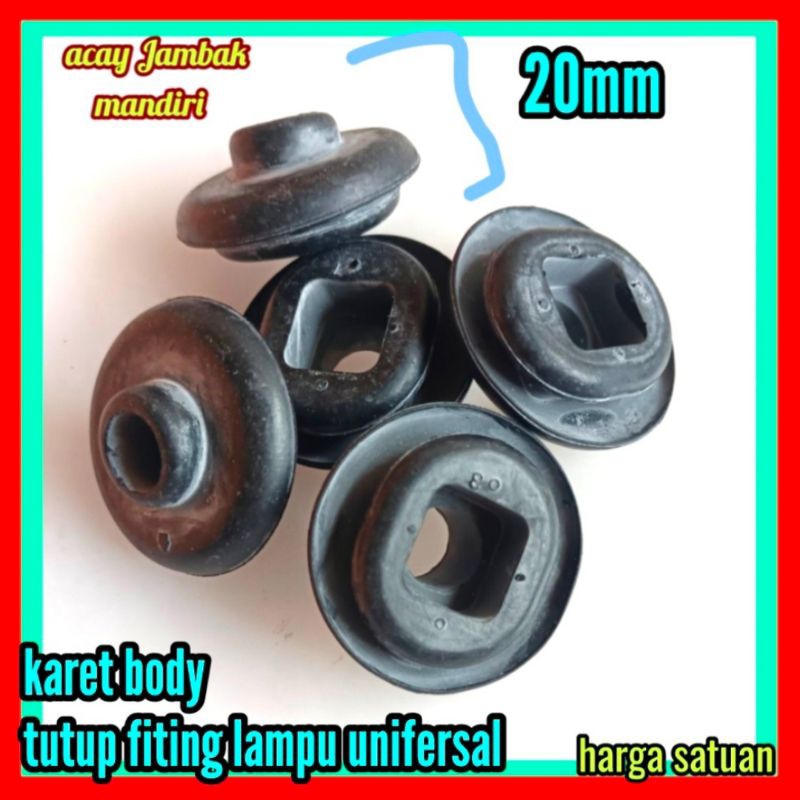 karet body fiting lampu mobil universal