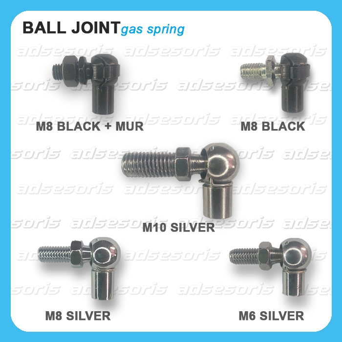 Ball Joint Gas Spring M6 / M8 /M10