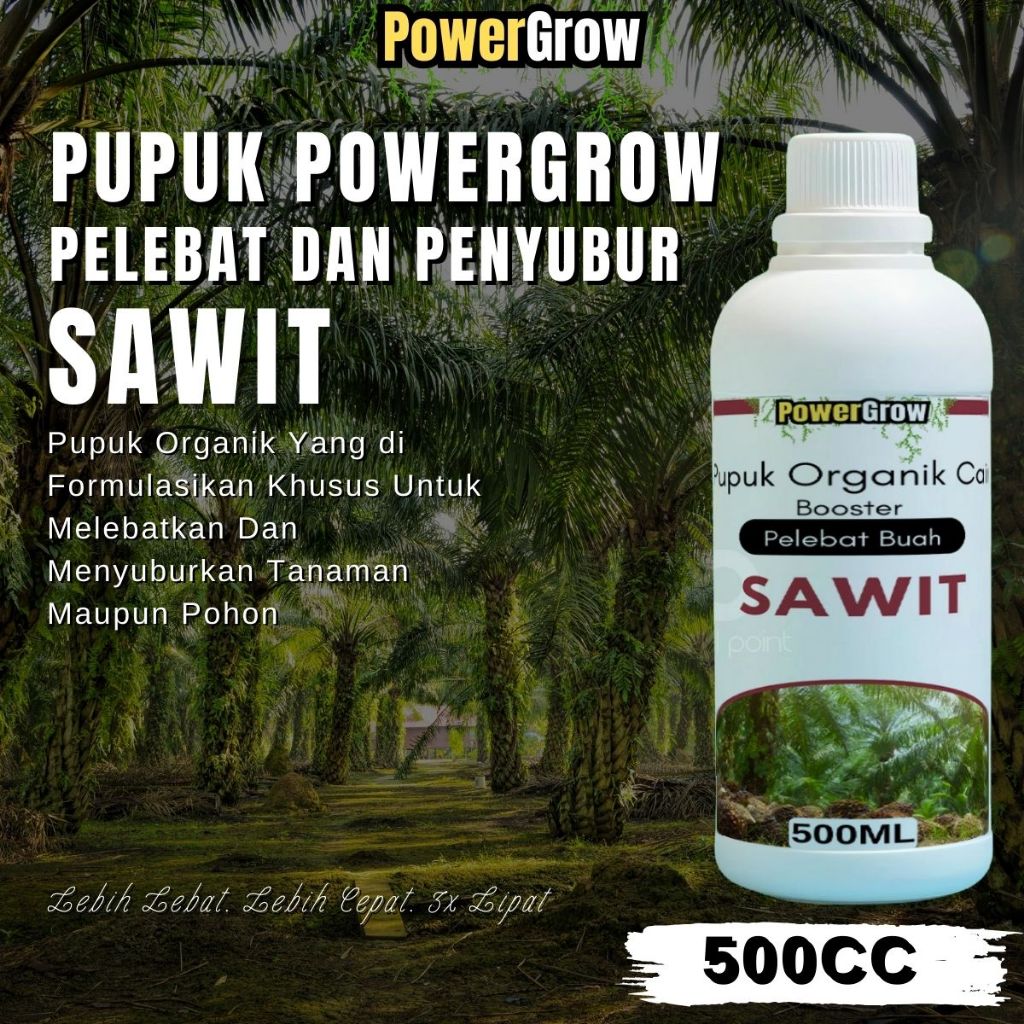 Pupuk Sawit Pemacu Pertumbuhan Buah Agar Cepat Berbuah Lebat Dan Besar Booster Sawit Pembesar Buah