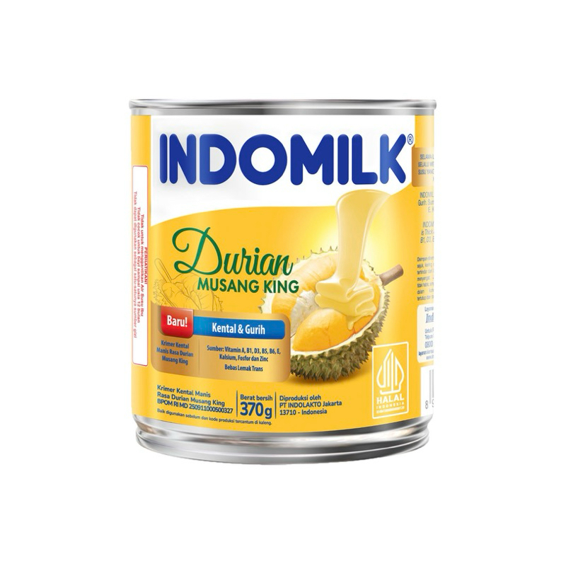 

Indomilk Krimer Kental Manis Durian Musang King 370 g