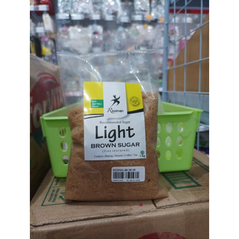 

Ricoman Light Brown Sugar Fine Textured 250 Gram