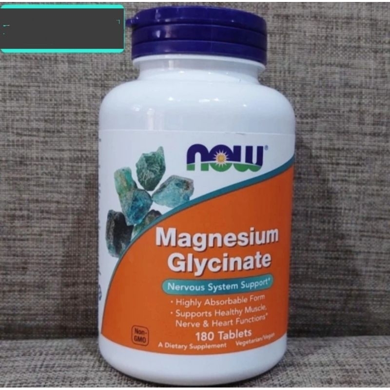 Now Foods Magnesium Glycinate 180 tablets