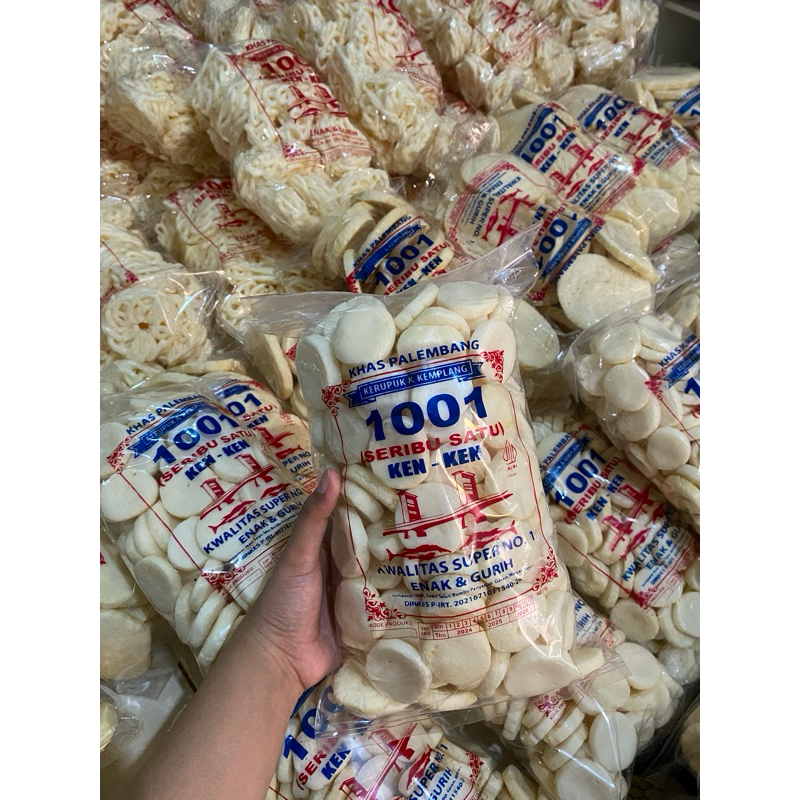 

Kemplang (Goreng) Super Mini Palembang Asli Kualitas Super 250 gram | Halal MUI | 1001 (Seribu Satu) Ken - Ken