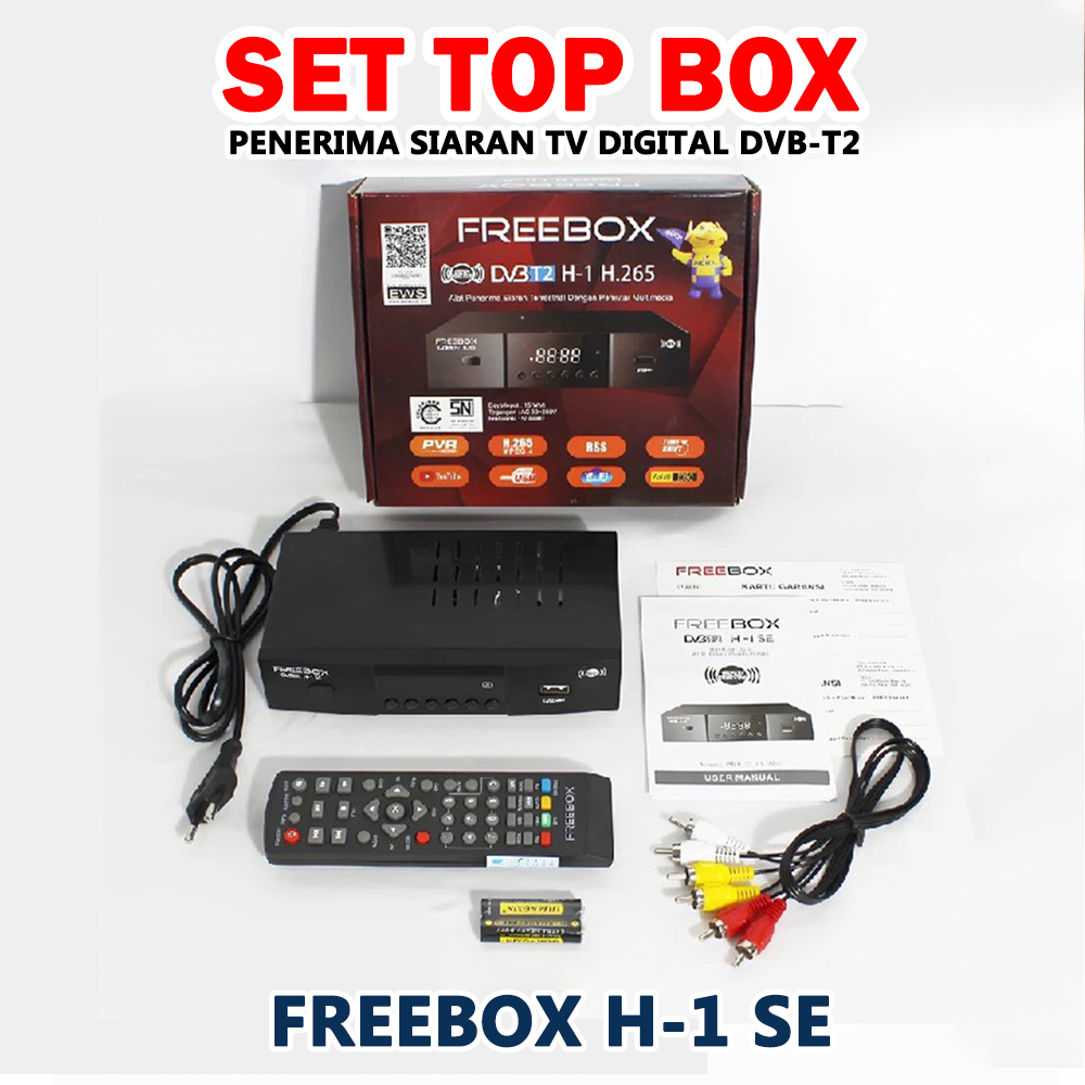 STB FREEBOX H1-SE,STB FINITO  & STB EVINIX SET TOP BOX BODY METAL BESI VERSI TERBARU BERGARANSI RESM