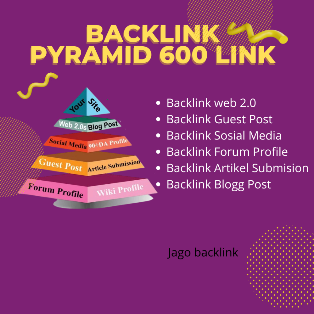Jasa Backlink Pyramid SEO - Rank Boost Bagus untuk naikin Keyword Panjang - Link-Building | Teknik j