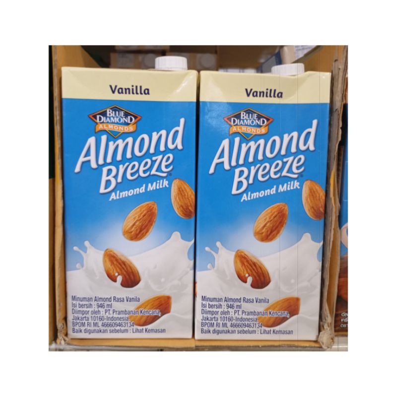 

ALMOND BREEZE ALMOND MILK VANILA 946ML ISI 2 PCS