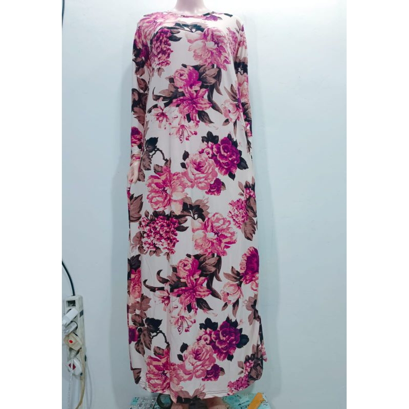 gamis murah bahan jersey korea