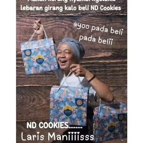 

ND'COOKIES KUE KERING PAKET HAMPERS Bisa request kartu ucapan