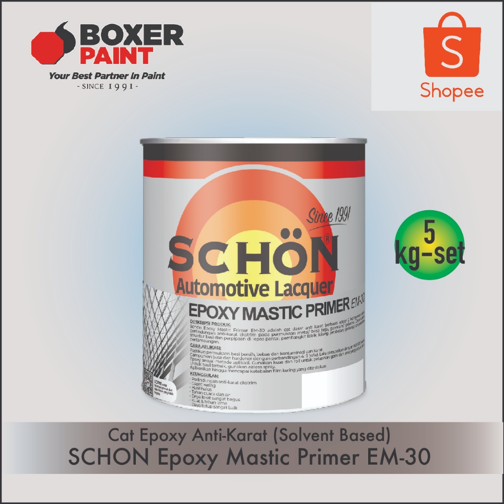 SCHON Epoxy Mastic Primer (5 kg-set) Cat Epoxy Anti-Karat