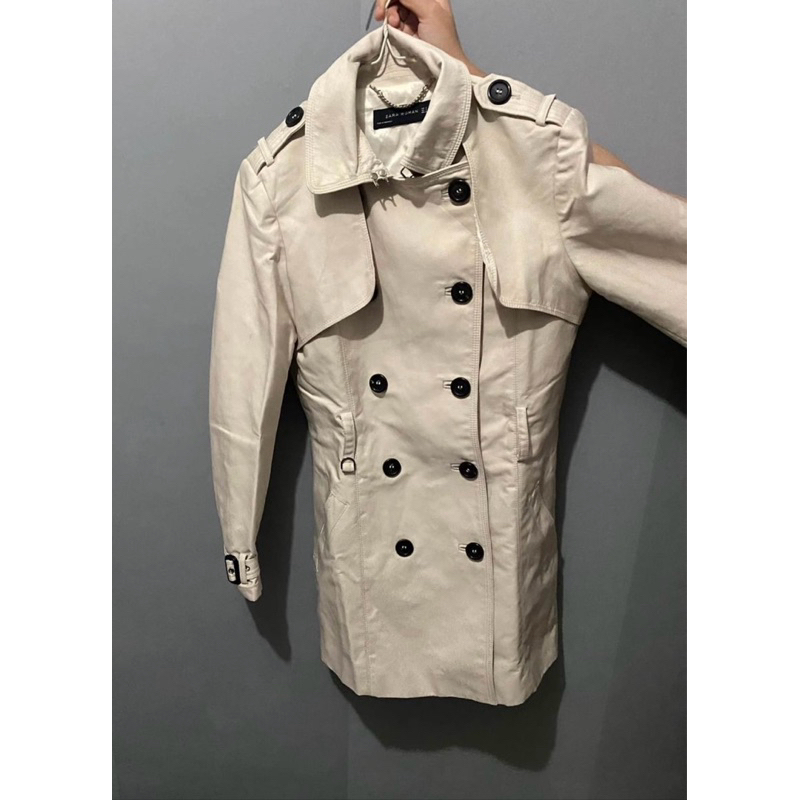Coat Zara Woman Ori Ivory