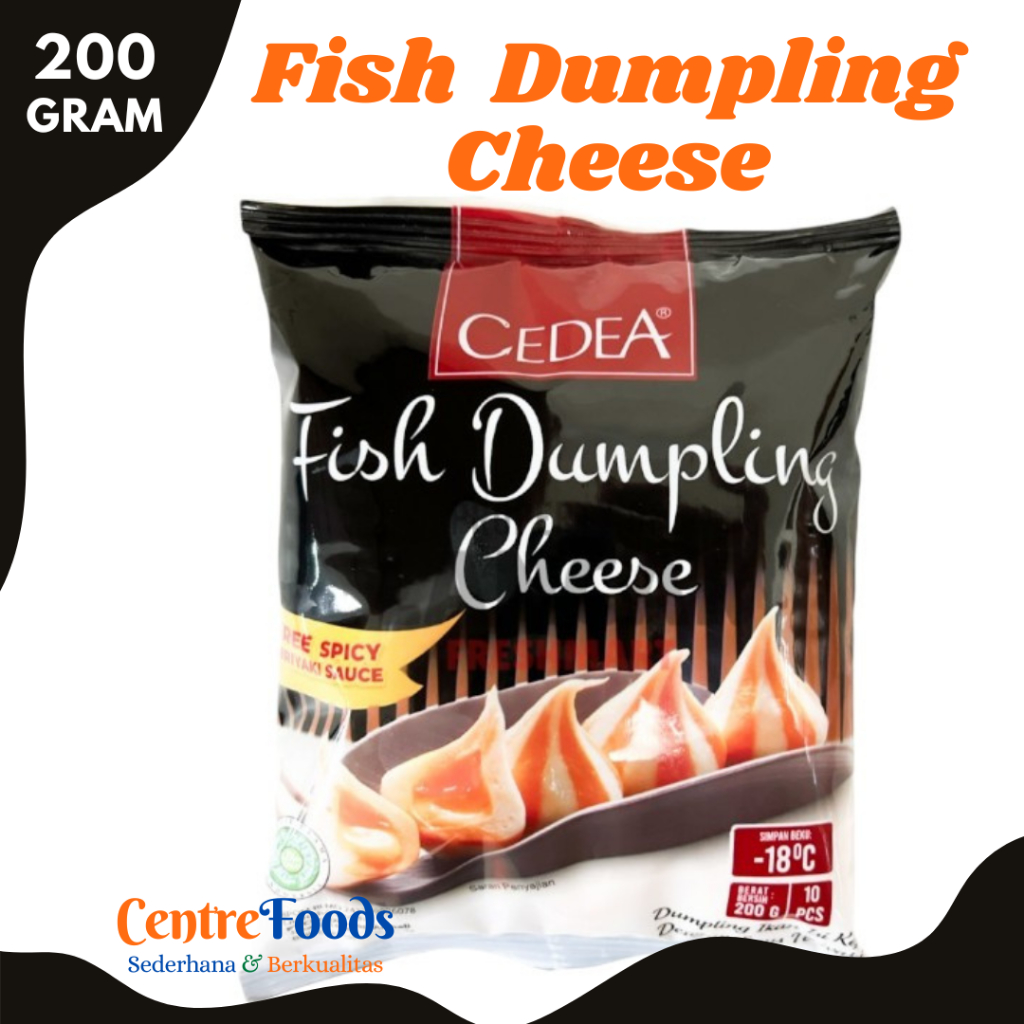 

CEDEA FISH Dumpling Cheese - Fish Dumpling Cheese Cedea Fresh | Size 200gr [ Harga Per BKS ]