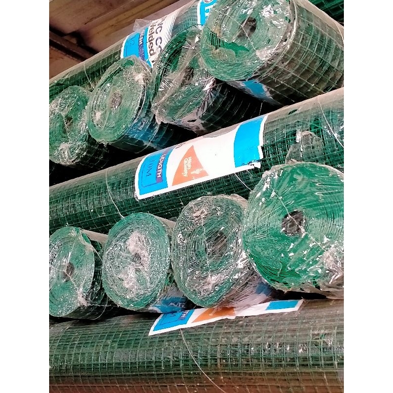 kawat loket 1/2 pvc hijau anti karat