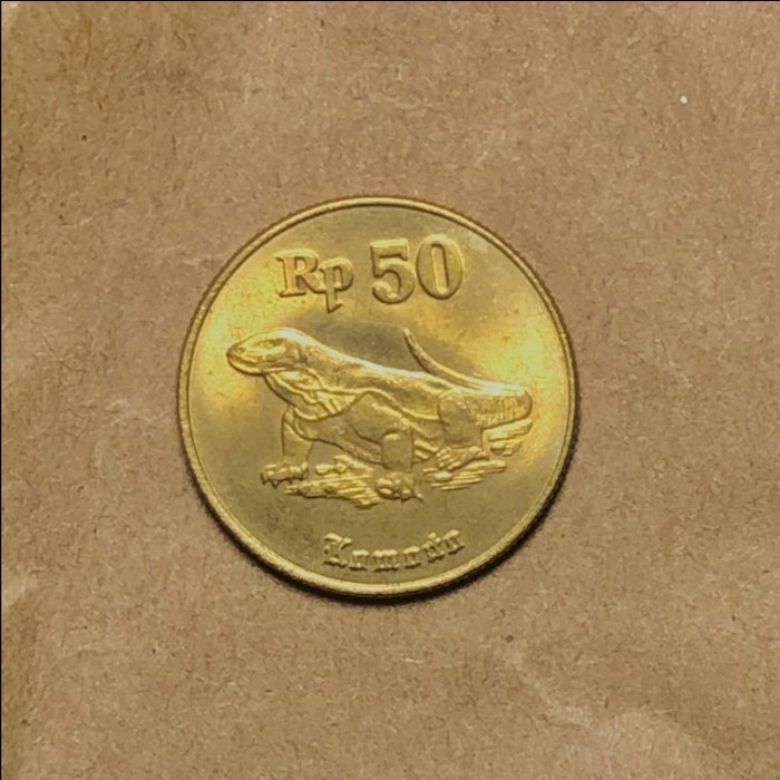 Koleksi Uang Logam kuno RP 50 Tahun
