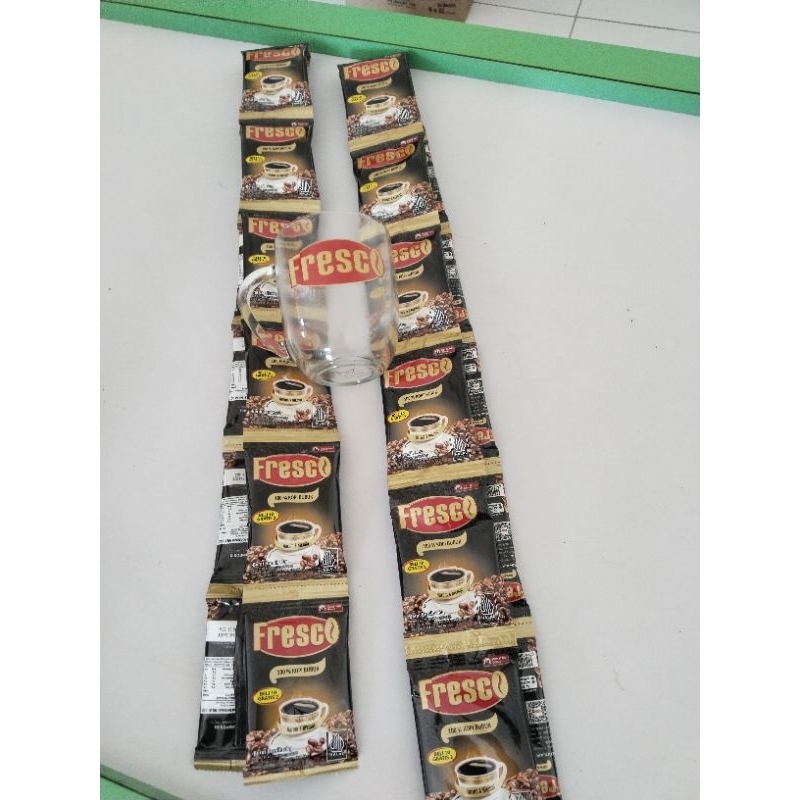 

Paket fresco 7gr 2 renteng + gelas