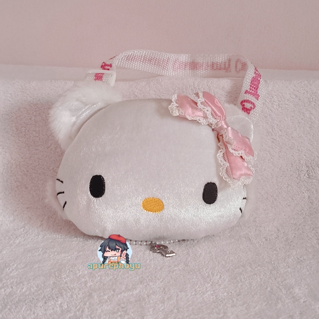 Dompet Tali Boneka Sanrio Charmmy Kitty Small Purse with Strap