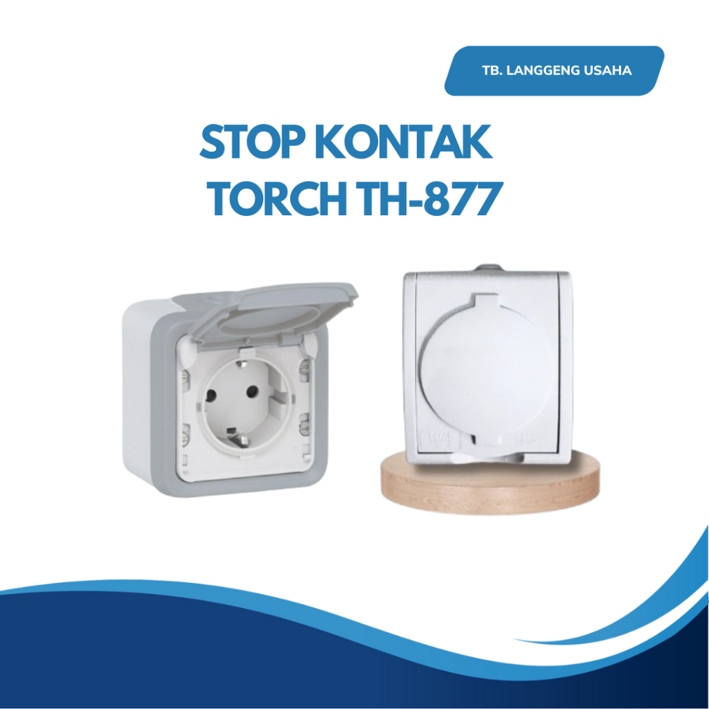 LU STOP KONTAK STOP KONTAK TUTUP TORCH TH-887 STOP KONTAK TEMPEL DINDING TEMBOK OUTBOW SOCKET 1 LUBA