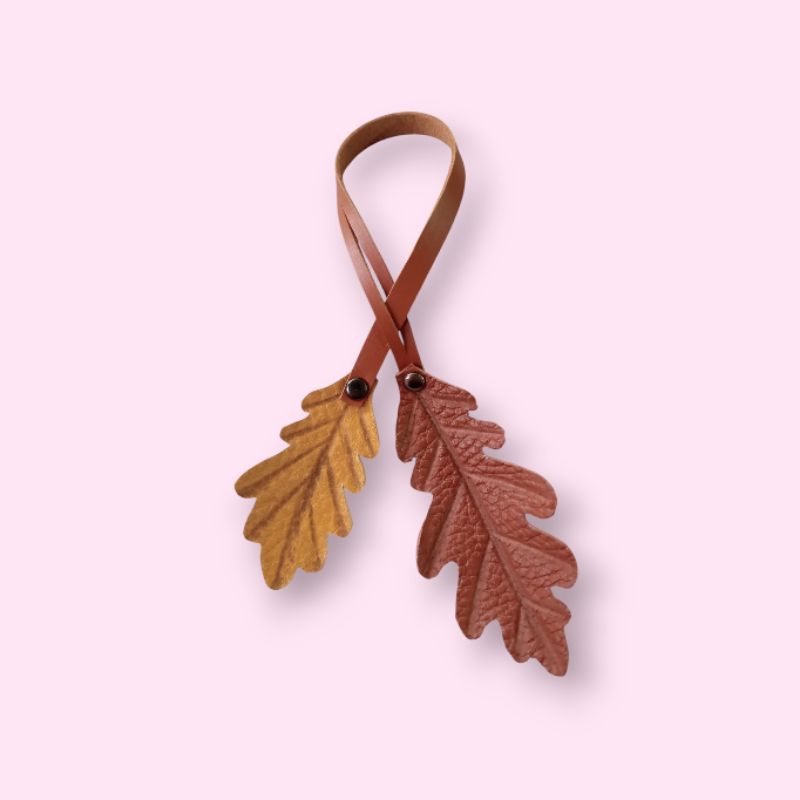 bag charm kulit asli nature series
