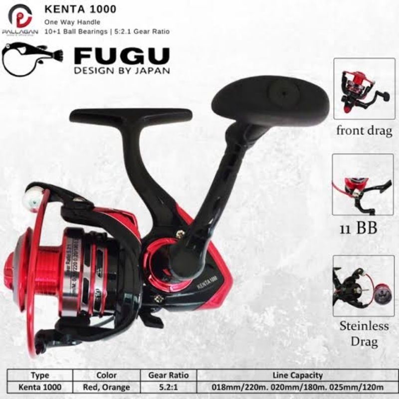 Reel Pancing Fugu Kenta seri 3000