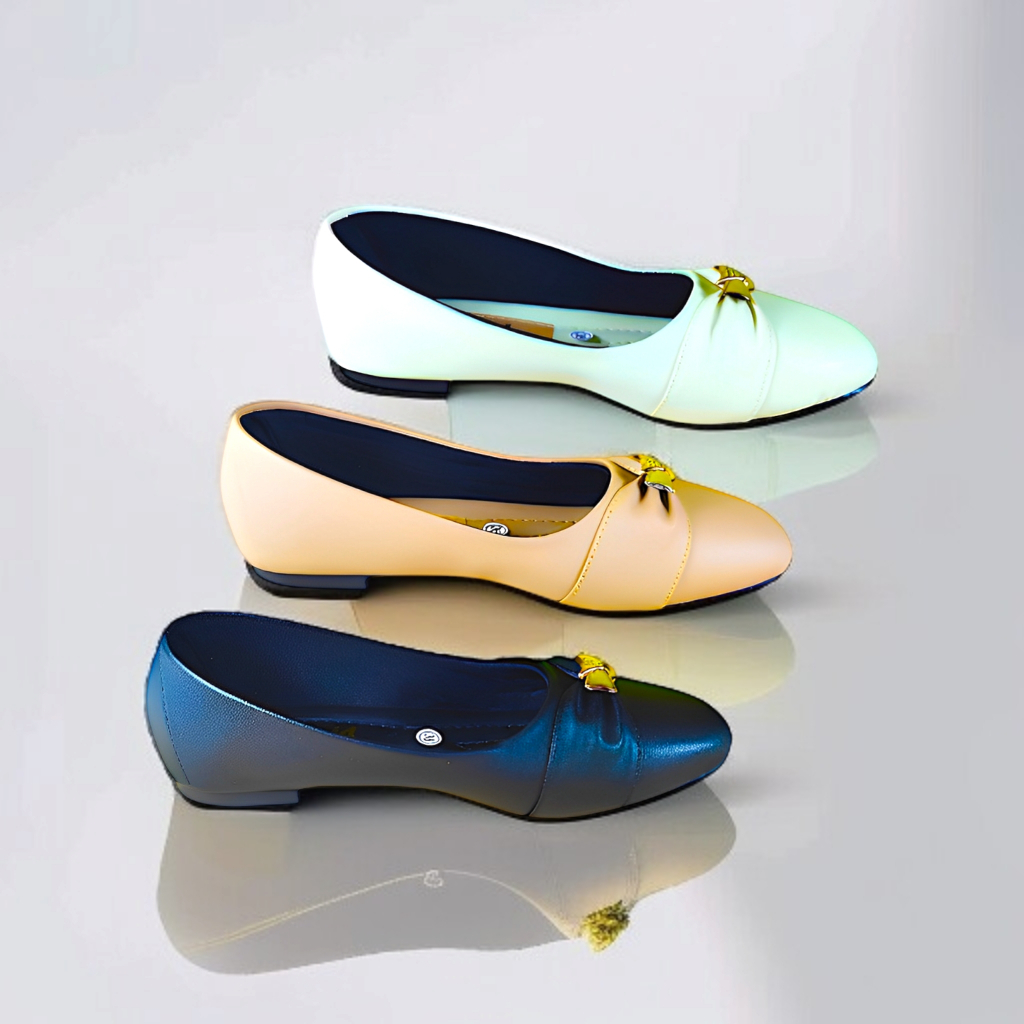 Sepatu Flat shoes Wanita Empuk Dan Nyaman Untuk Kerja