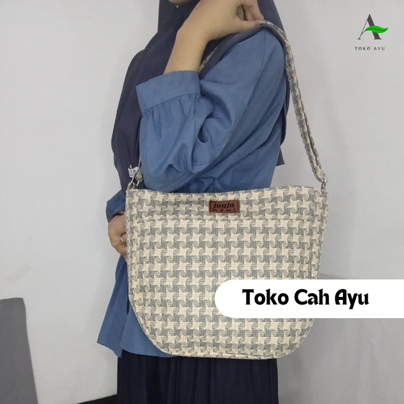 TOKO CAH AYU/TAS SLEMPANG BAHAN GONI SINTETIS/TAS JOGJA MALIOBORO