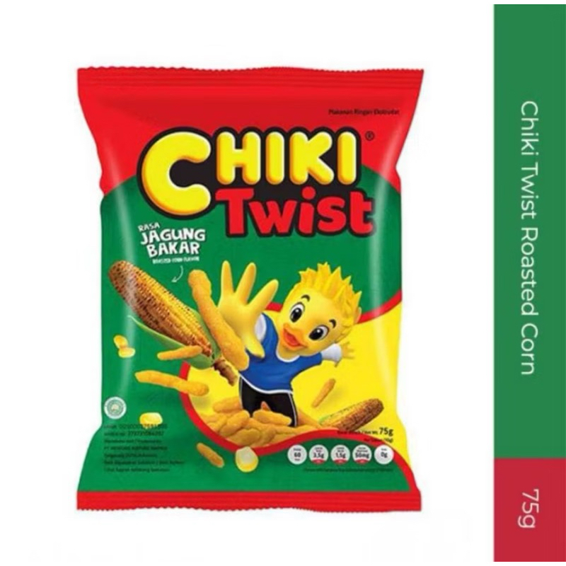 

Chiki Twist Rasa Jagung Bakar Roasted Corn 75g