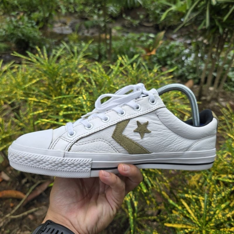 Sepatu bekas second original Converse Starplayer Leather White Ox