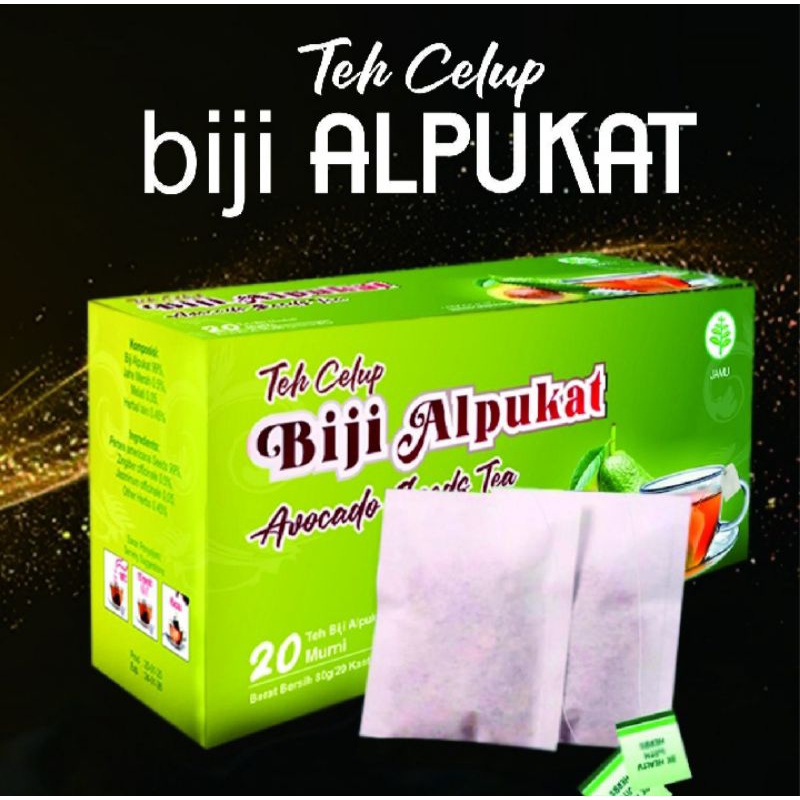

teh celup biji alpukat /racikan teh celup biji alpukat. ( BERSERTIFIKAT SPP-IRT)