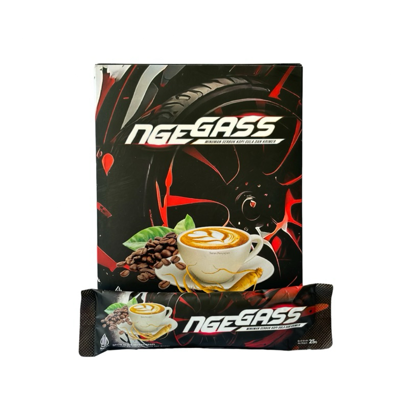 

Kopi Ngegass Original 1 Box Isi 5 Sachet - Minuman Serbuk Kopi Gula dan Krimer