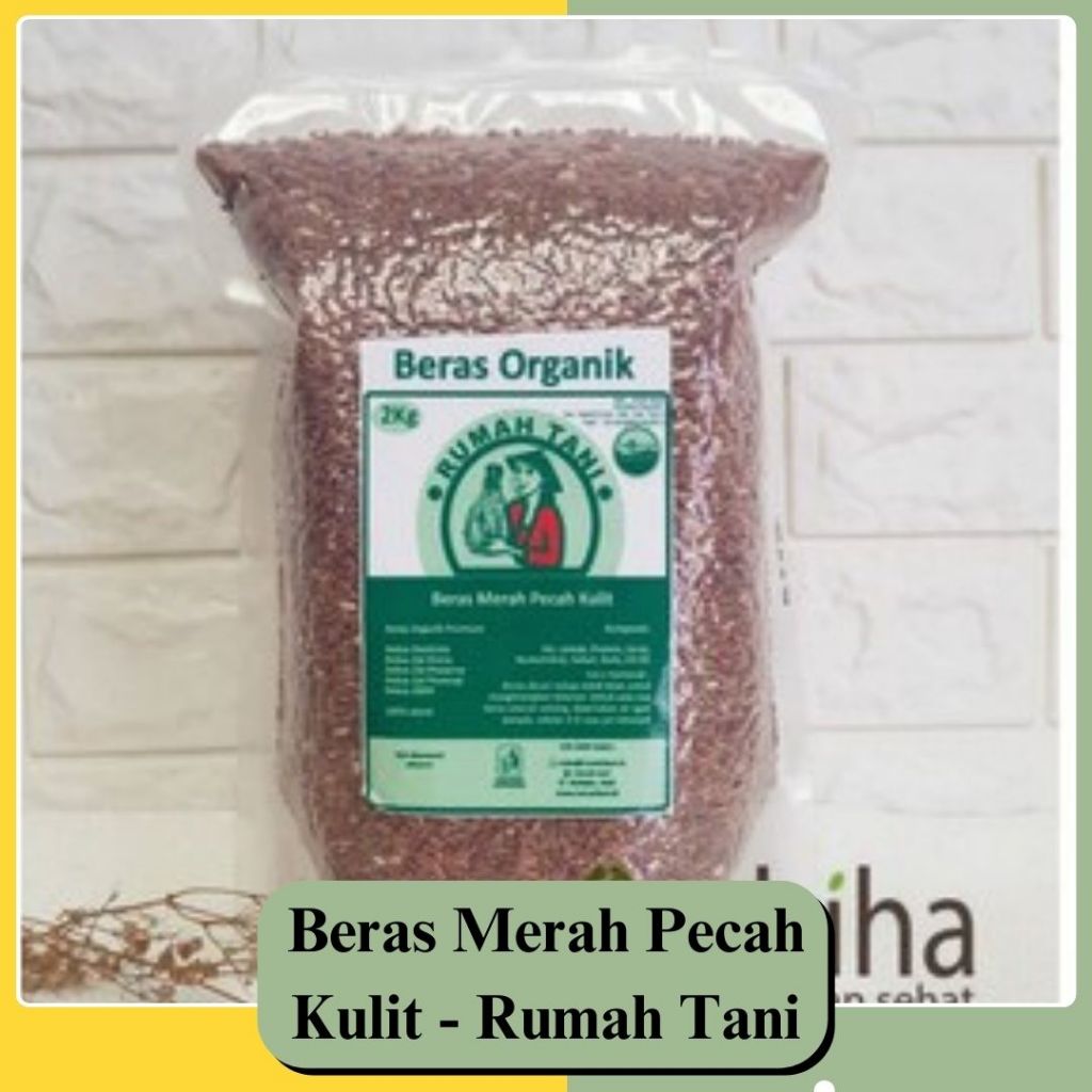 

SHIHA - Beras Organik Merah Pecah Kulit Rumah Tani 2 kg |
